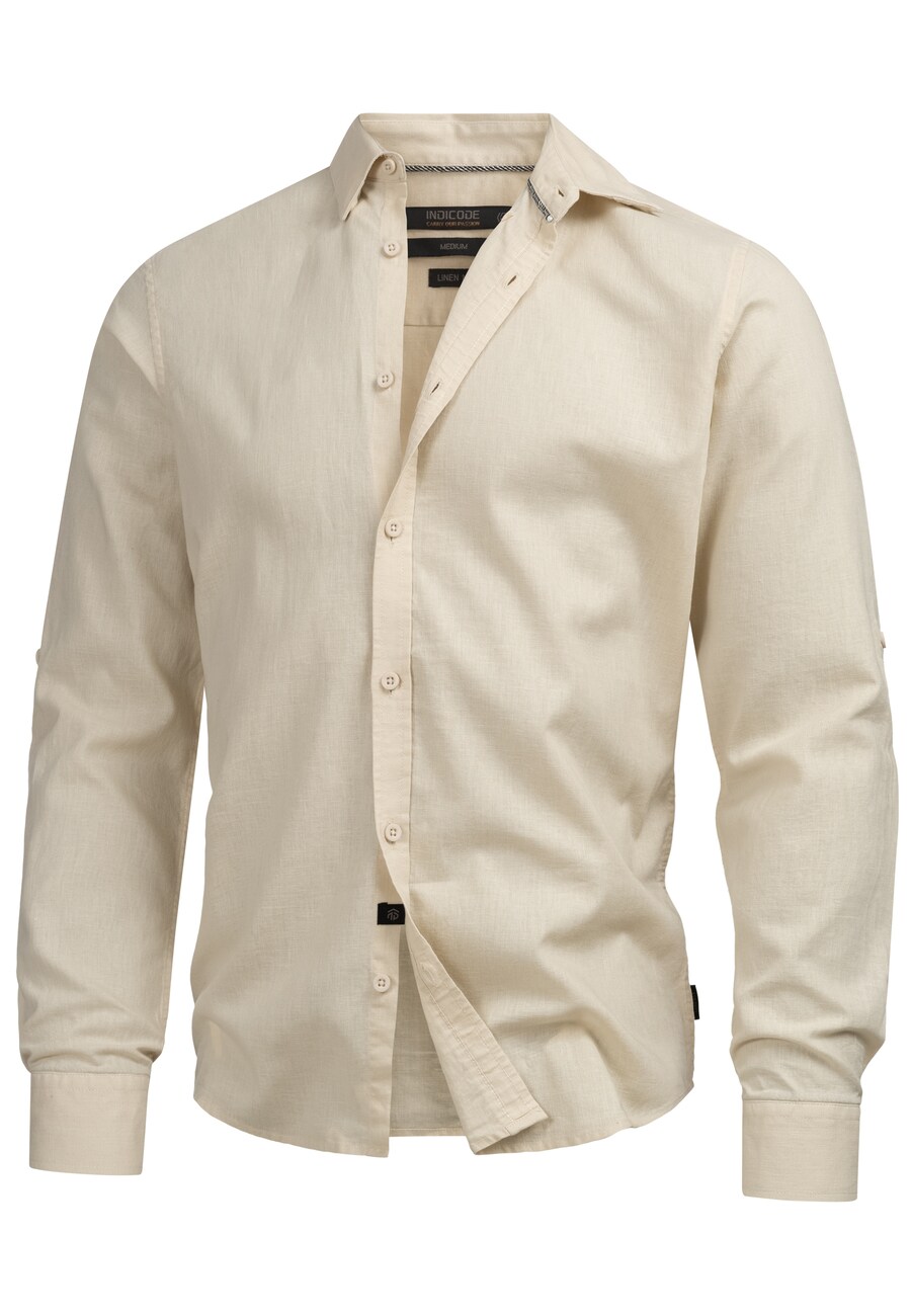 

Рубашка на пуговицах классического кроя INDICODE JEANS Brayden, Beige