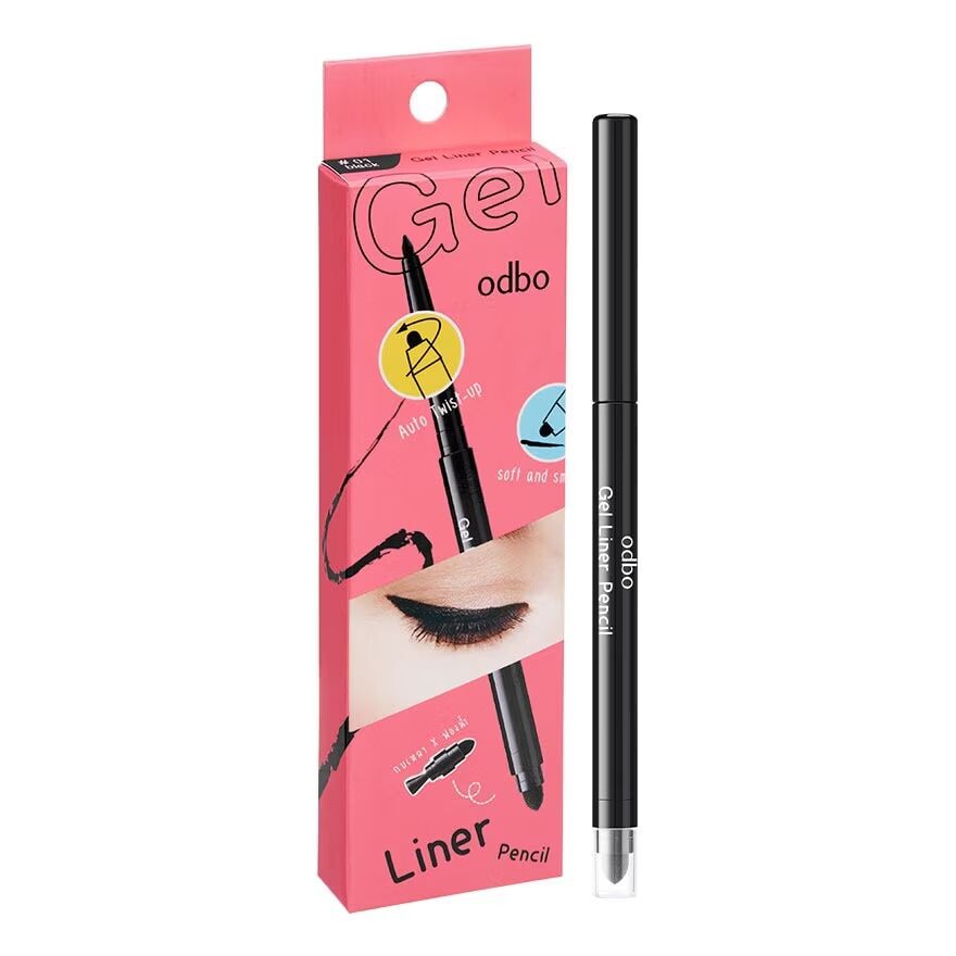 

ODBO Карандаш-лайнер Odbo Gel Liner 0,3г. 01 Черный, Black