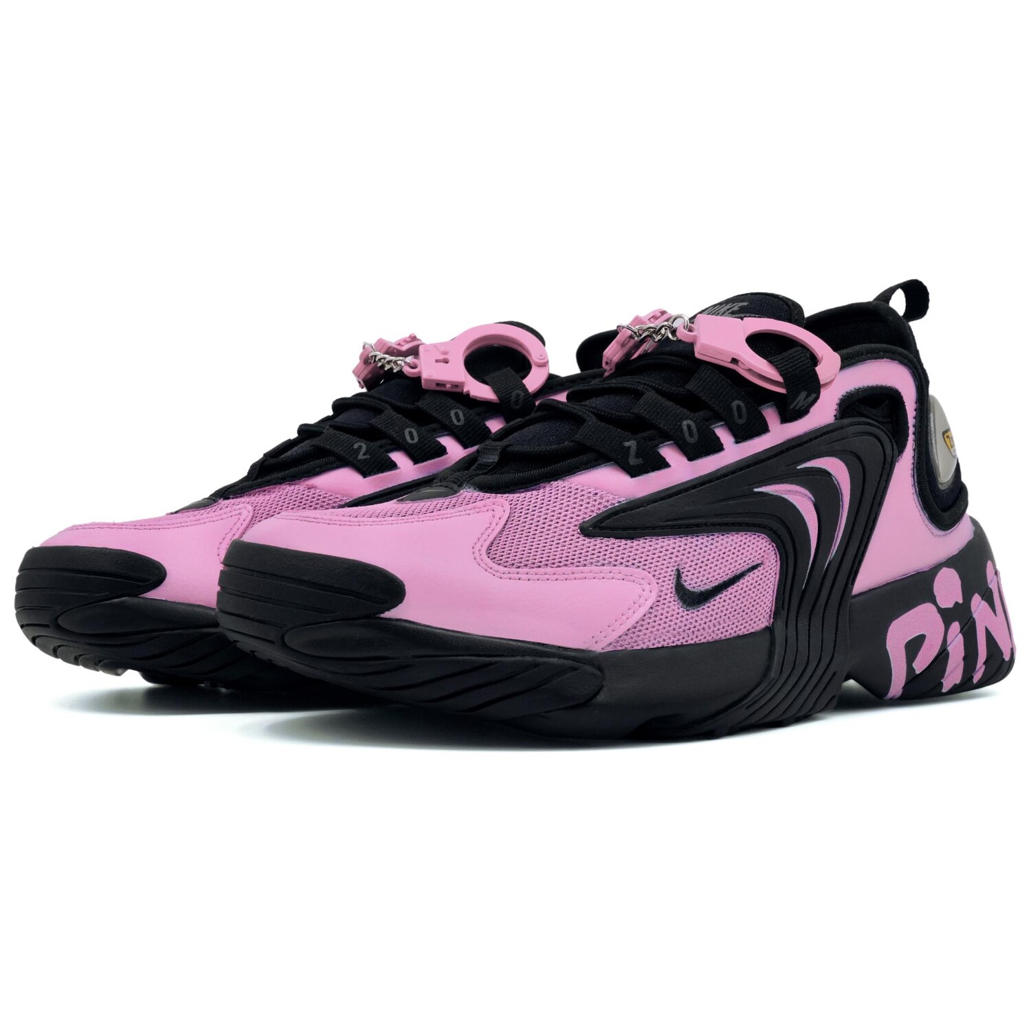 nike zoom 2k black and pink