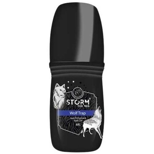 

Мужской шариковый антиперспирант для тела Wolf Trap 50мл Storm