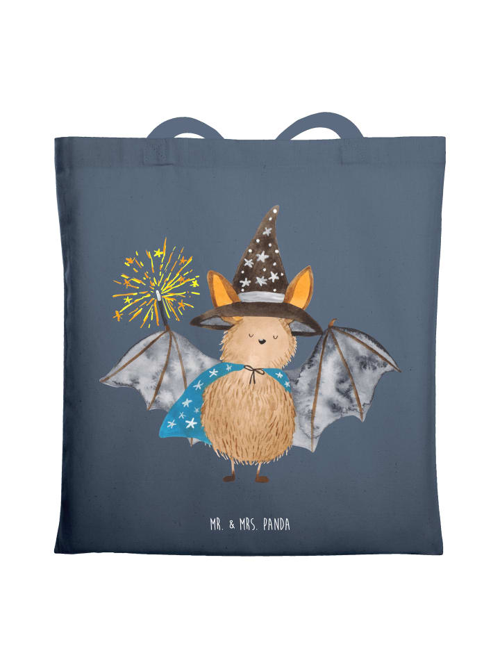 

Сумка-шоппер Bat Wizard без заклинания в цвете индигово-синего цвета Mr. & Mrs. Panda