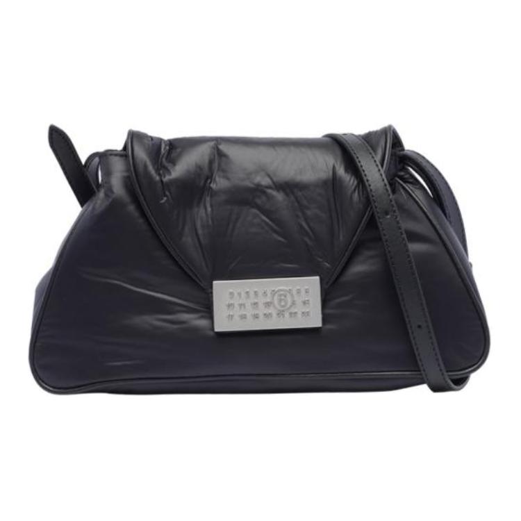 

Сумка с объемными плечиками и цифровым принтом MM6 Maison Margiela