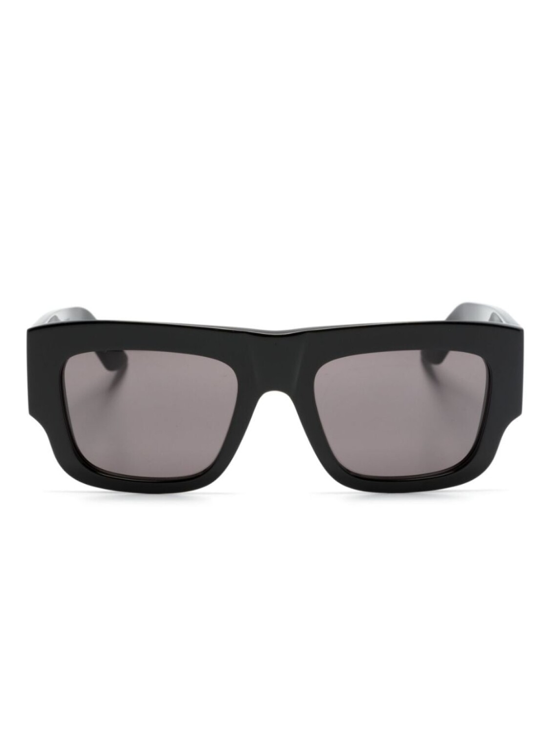 

Alexander McQueen Eyewear солнцезащитные очки в квадратной оправе с логотипом, черный
