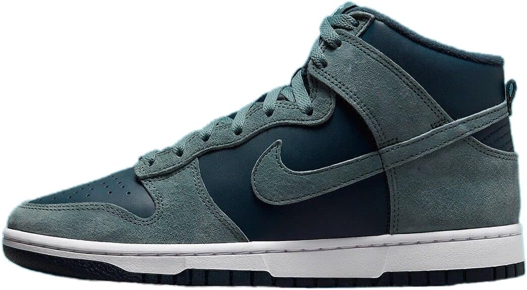 

Кроссовки Nike Dunk High Black White (2021), синий