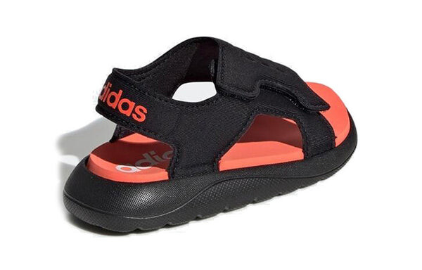Сандалии комфорт сандалии i черно-красные сандалии Adidas, черный — фото 4