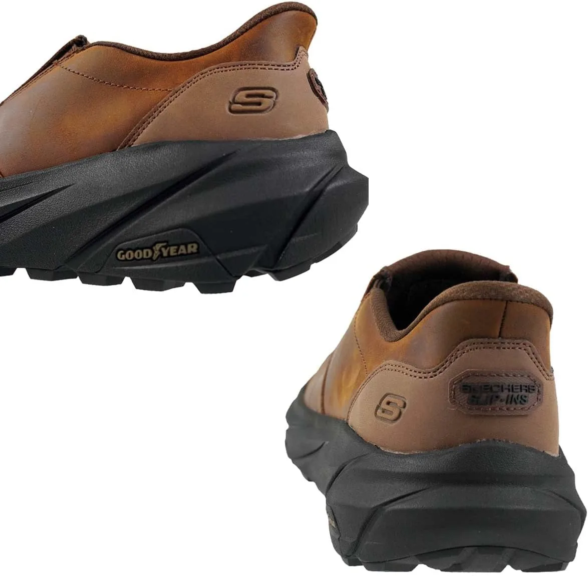 Мужские кроссовки Skechers USA Conner-Rayne Skechers Usa Men'S, темно-коричневый — фото 4