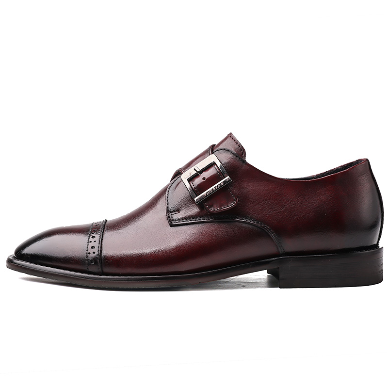

Dao Tu Sen Туфли De Xin Unisex низкие бордовые H9066, цвет Burgundy-(H9066) De Xin