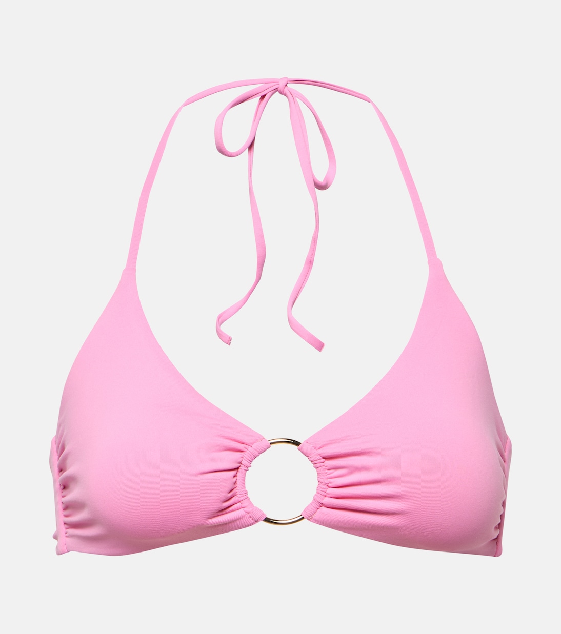 

Верх бикини с кольцевой отделкой в стиле Гамбурга Melissa Odabash, розовый