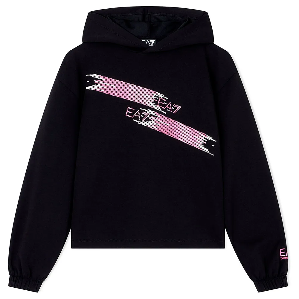 

Худи EA7 EMPORIO ARMANI Train Logo Series Tape, черный