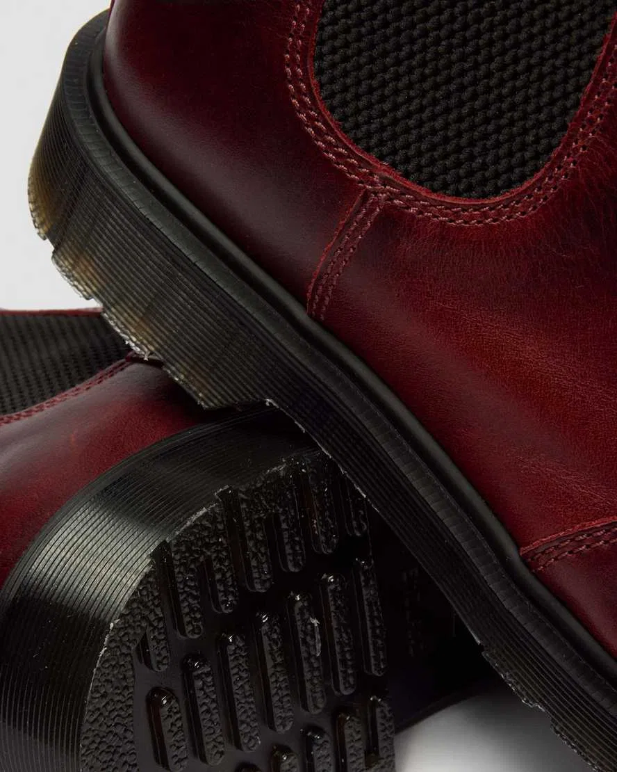 2976 Классические ботинки челси из телячьей кожи Dr Martens, красный — фото 3