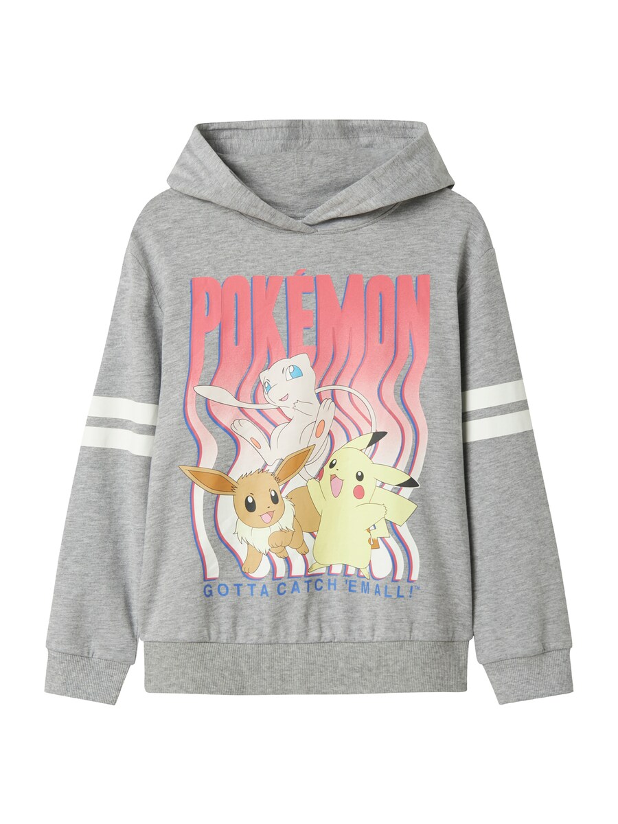 

Толстовка NAME IT NKFJIXaba Pokemon, пятнистый серый