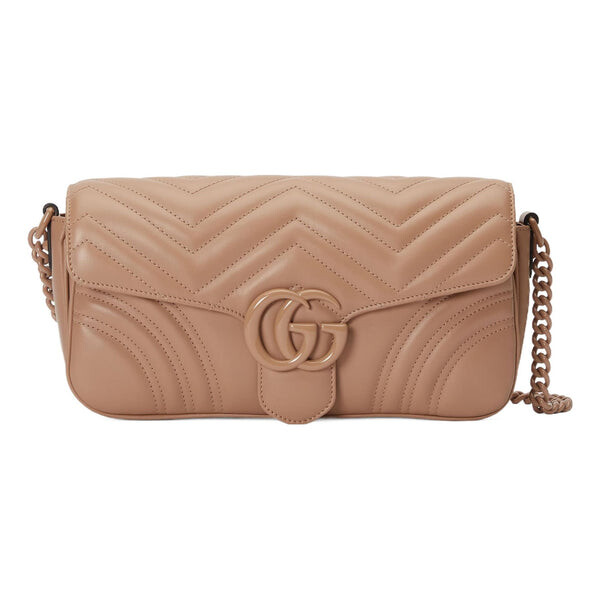 

Сумка gg marmont matelasse shoulder bag 'rose pink' Gucci, розовый