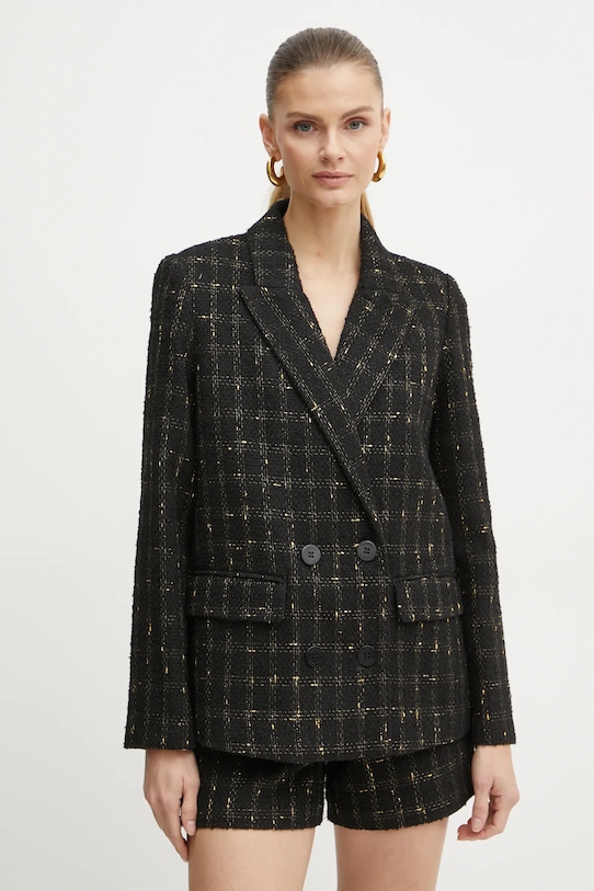 

Льняное платье Pinko, черный