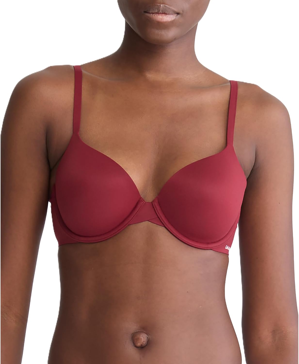 

Женский бюстгальтер-футболка Calvin Klein Perfectly Fit с легкой подкладкой и эффектом памяти, Syrah