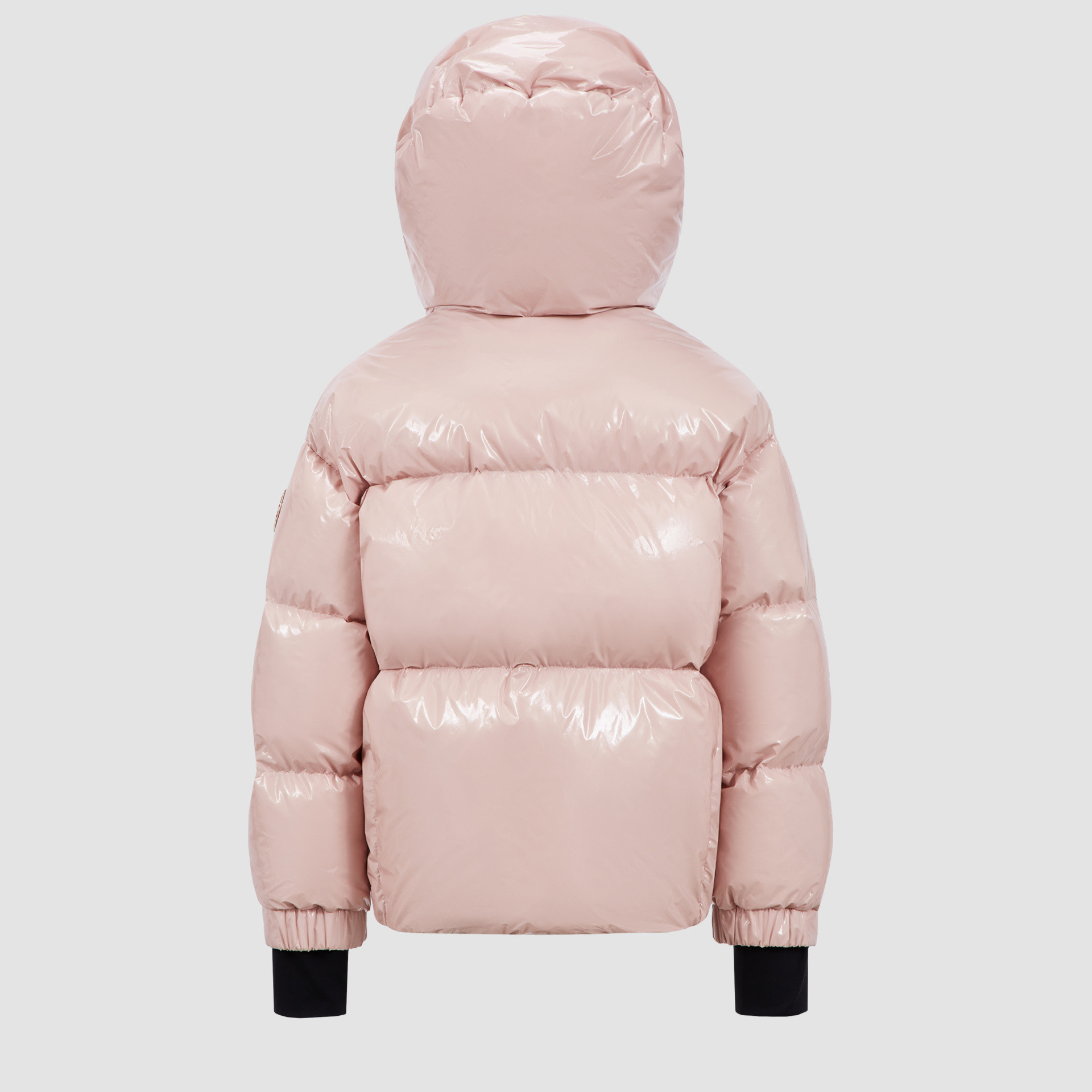 Moncler Grenoble Утепленная куртка светло-розовая детская — фото 4