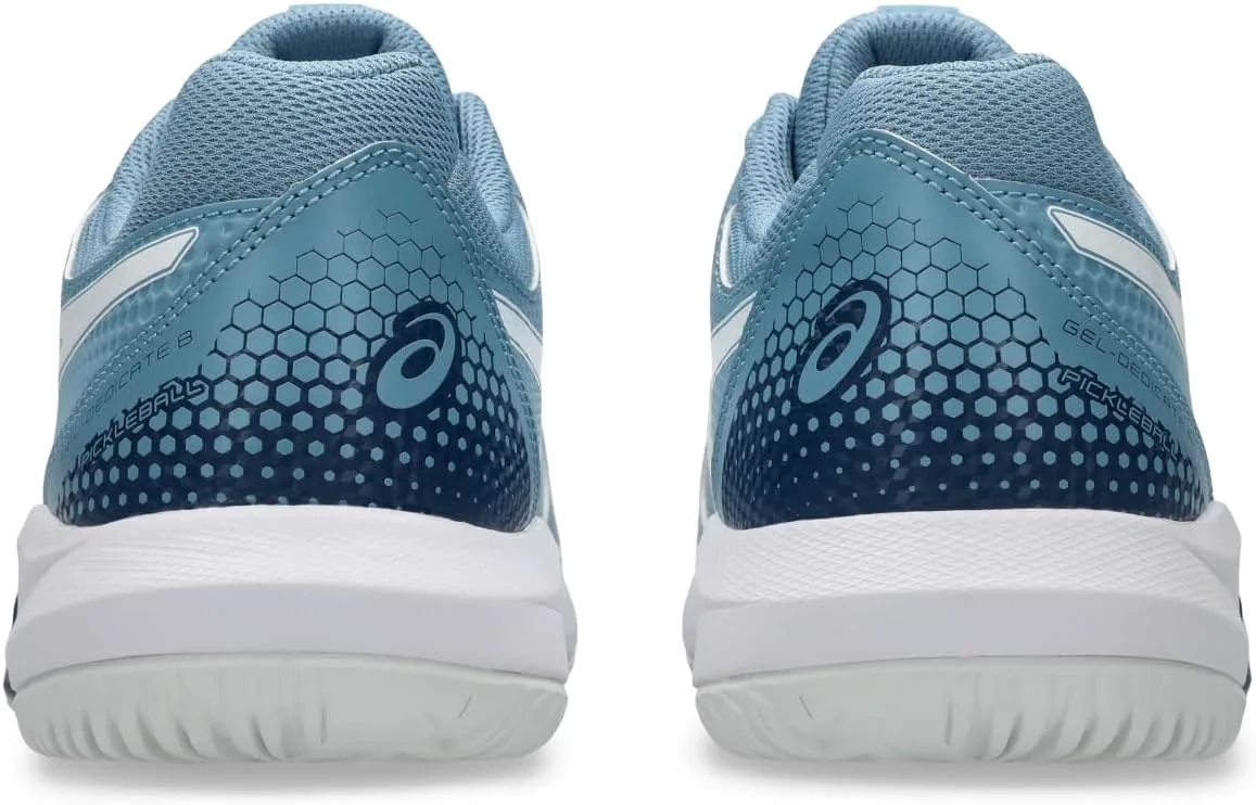 Мужские кроссовки ASICS Gel-Dedicate 8 для пинг-понга, сине-белый — фото 4