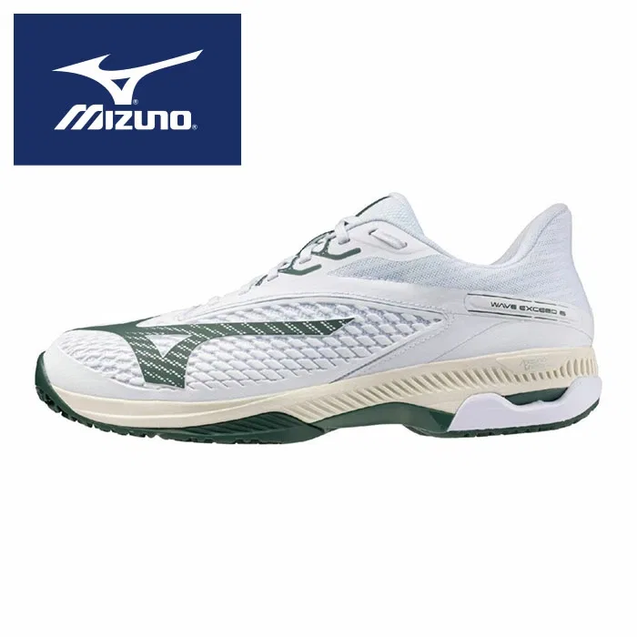 Теннисные кроссовки «Wave Exceed 6 SW OC» от Mizuno, White X Green