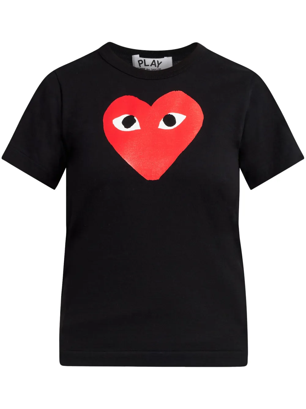 

Футболка с принтом сердца Comme Des Garçons Play, черный