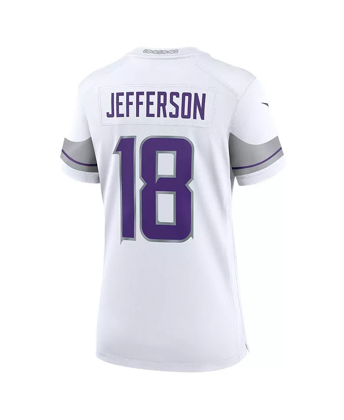 Женская майка запасного игрока Джастина Джефферсона из Minnesota Vikings Nike, белый — фото 2