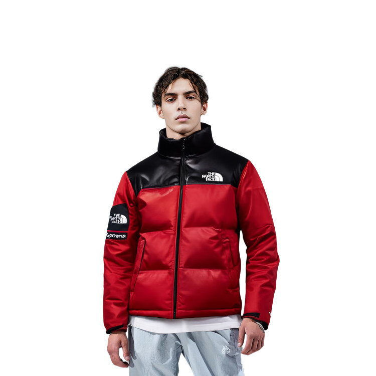 Пуховик унисекс из коллекции The North Face X Co-branded Supreme — фото 4