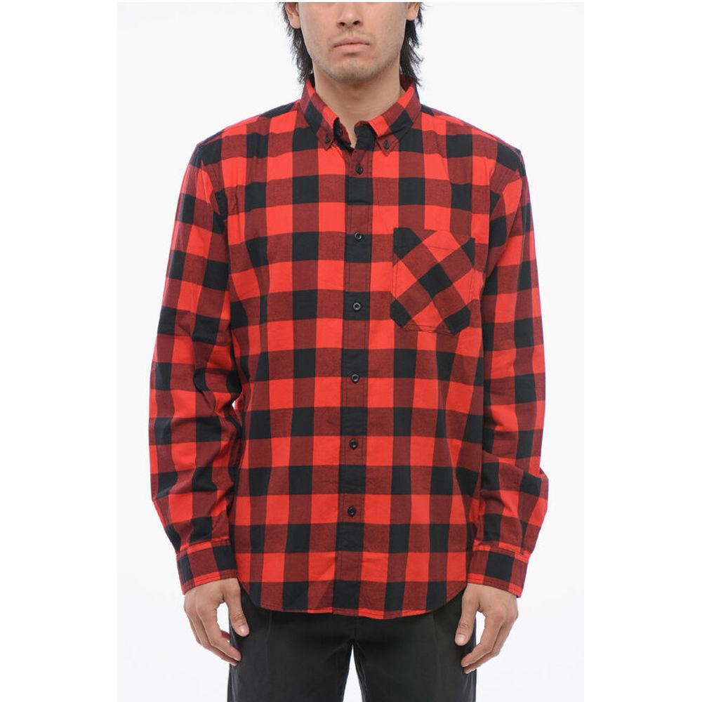

Красная хлопковая рубашка Woolrich, Red