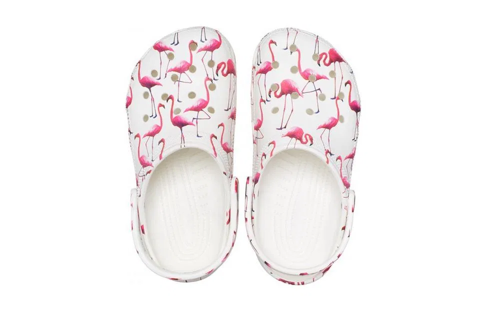 Сандалии детские Croslite White Pink Crocs — фото 4