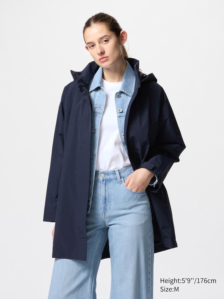 

Полупальто Blocktech Uniqlo, цвет 69 синий