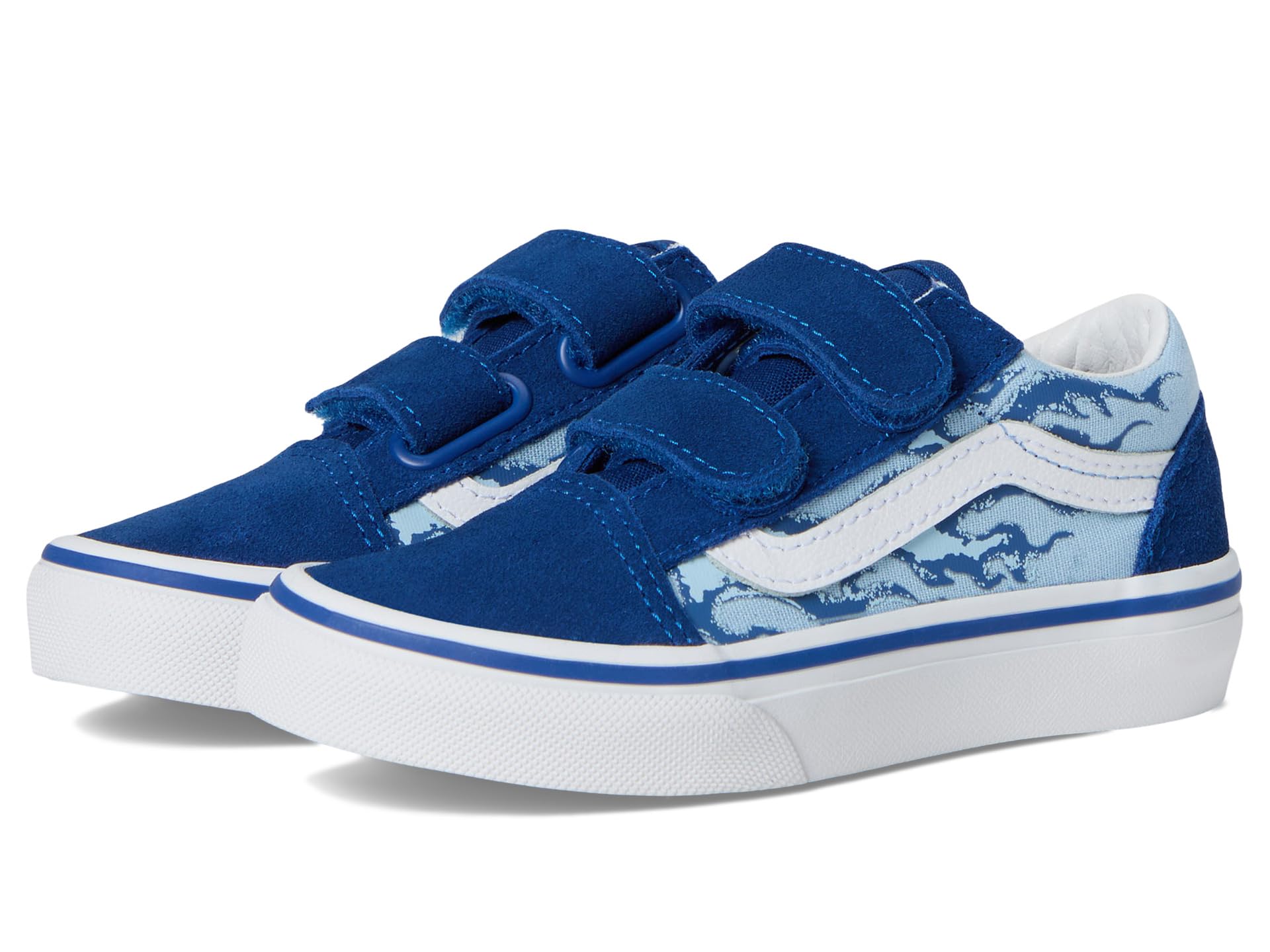 

Кроссовки Vans Kids Kids Old Skool V, цвет Vans Inferno Blue