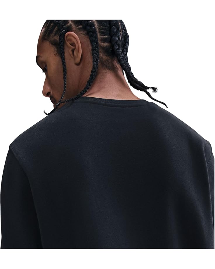 Мужской худи Nike Club Brushed Fleece, Black/Metallic Gold — фото 3