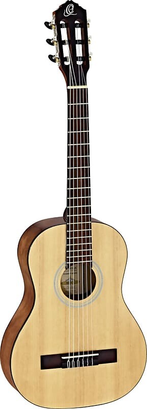 

Акустическая гитара Ortega Guitars RST5-1/2 Student Series 1/2 Body Size Nylon Classical 6-String Guitar, Spruce Top and Catalpa Body, Natural Gloss Finish