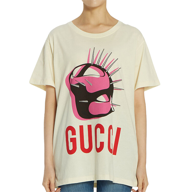 

Футболка женская кремовая Gucci