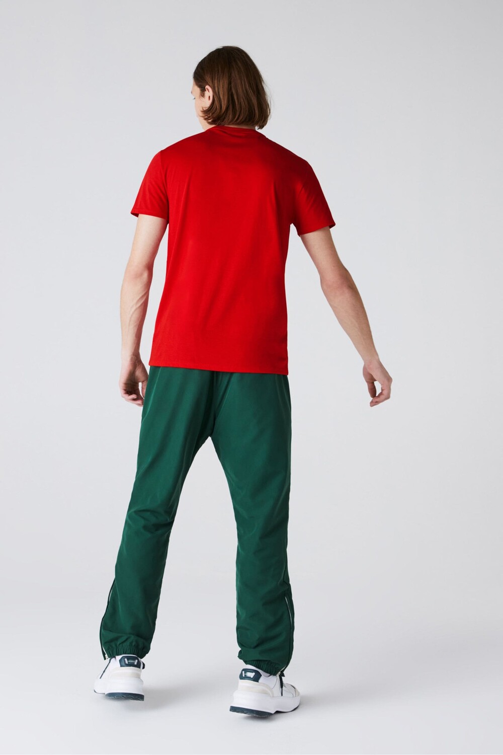Роскошная футболка из хлопка пима Lacoste, красный — фото 2