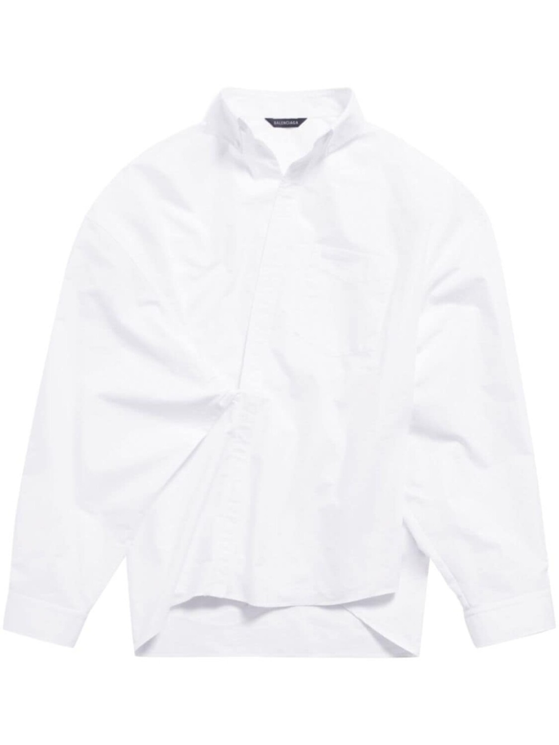 

Balenciaga рубашка оверсайз с запахом, белый