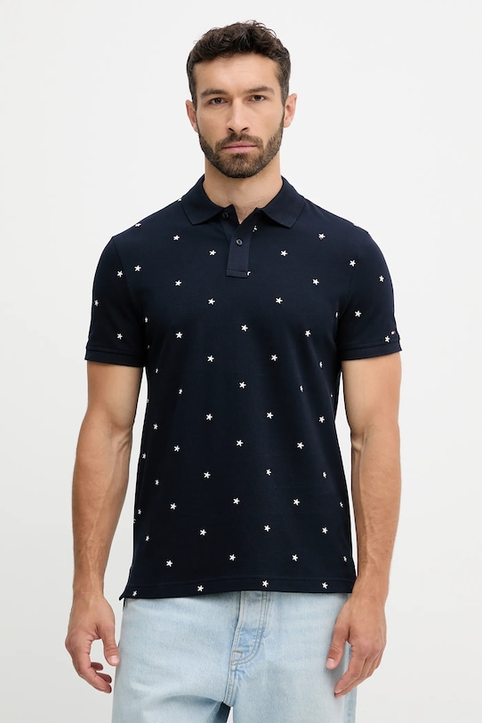

Поло Tommy Hilfiger, темно-синий