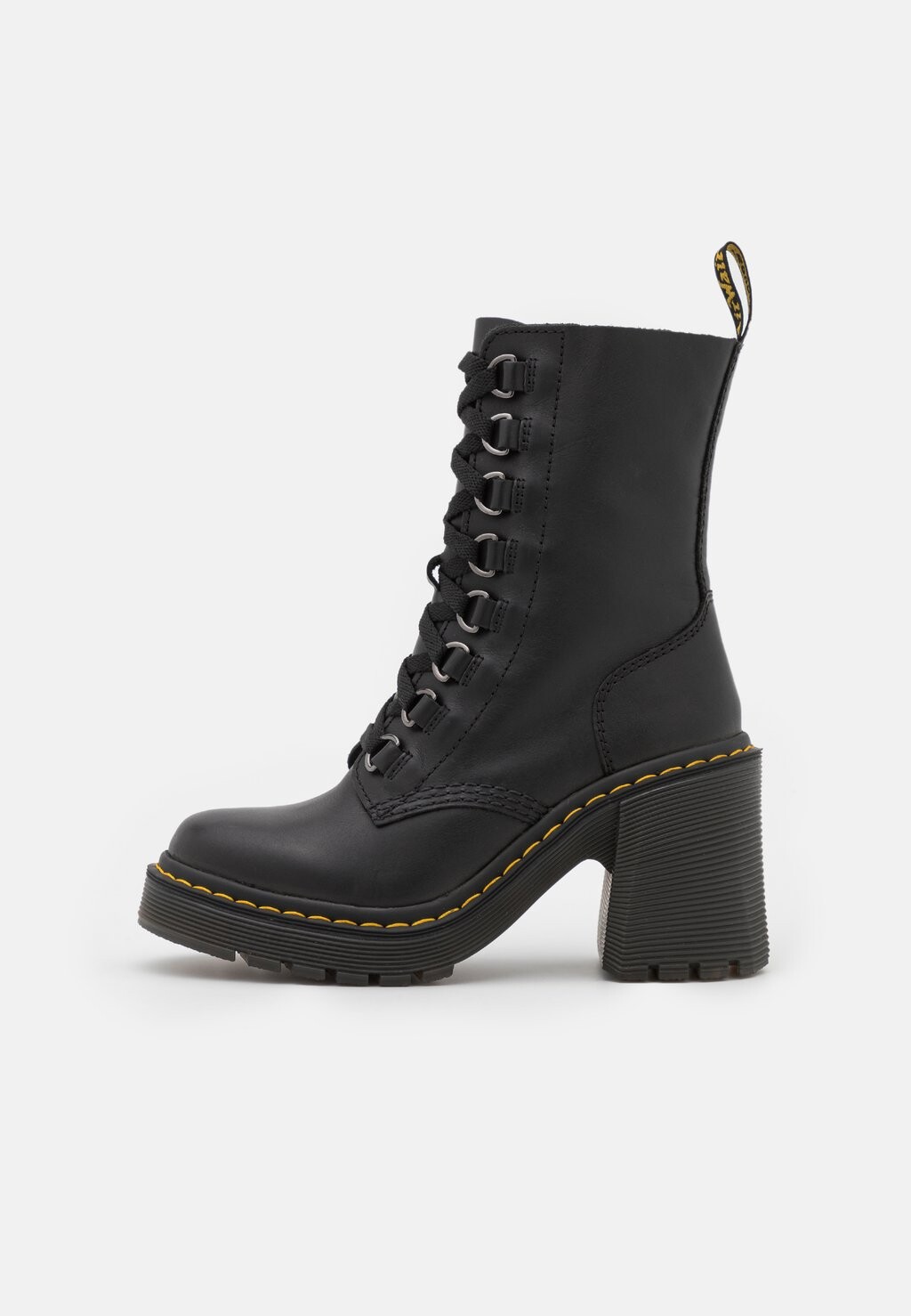 

Ботильоны на шнуровке Dr. Martens, черный