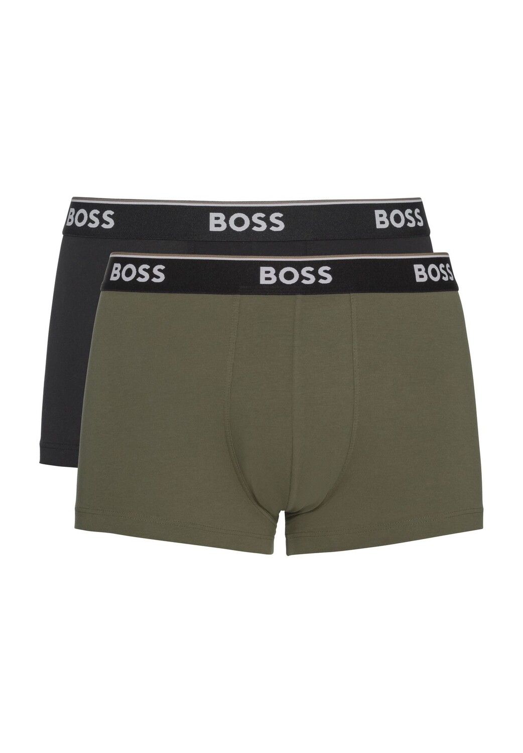 

Трусы, 2 шт., пояс с логотипом, мужские BOSS, цвет Open Green