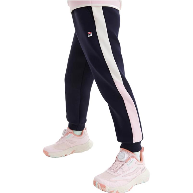 FILA KIDS Детские вязаные спортивные штаны для детей 3-7 лет royal blue — фото 4