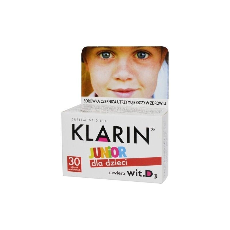 

Капсулы для улучшения зрения Klarin Junior Tabletki , 30 op.