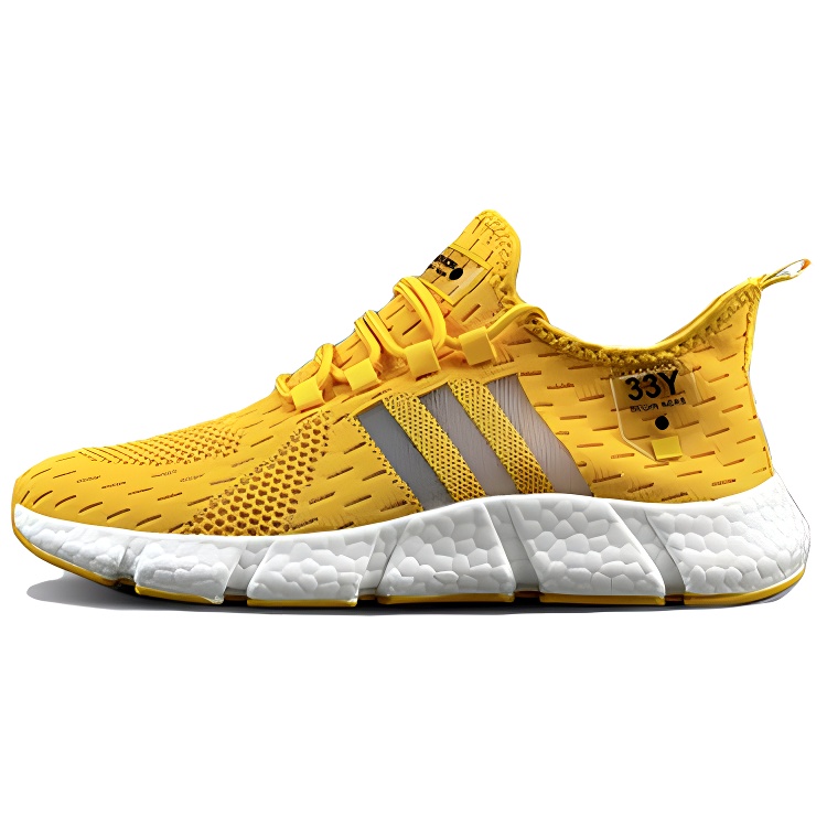 

Green feet Амортизирующие износостойкие низкие кеды унисекс желтые, цвет Yellow