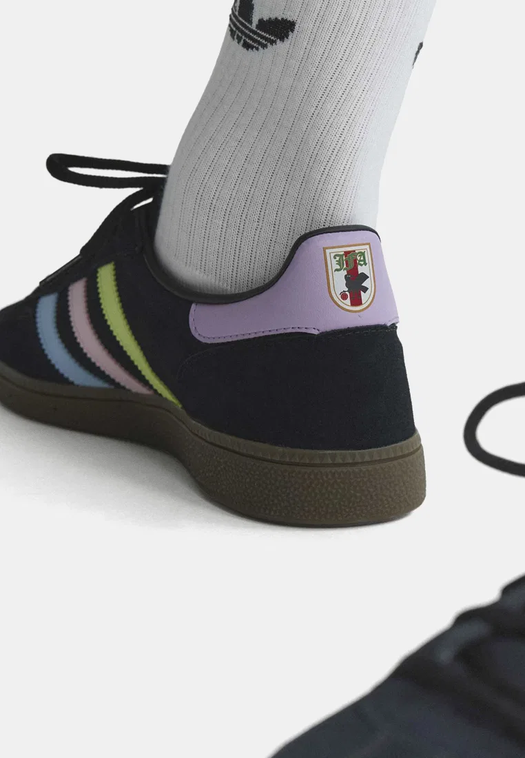 Кроссовки мужские, Handball Spezial, Japan Adidas, белый/черный/синий — фото 4