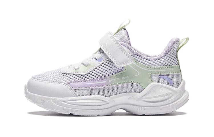 

Детские кеды PS Low-top Белые/фиолетовые/зеленые Anta Kids, белый/фиолетовый/зеленый
