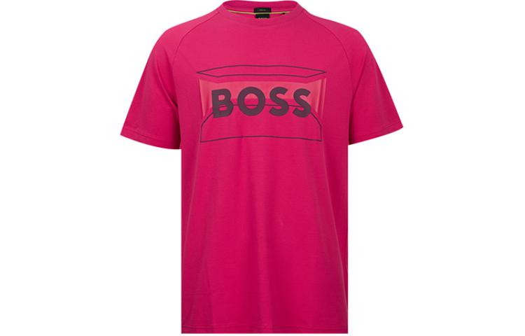 

HUGO BOSS Футболка мужская розовая, Розовый, HUGO BOSS Футболка мужская розовая