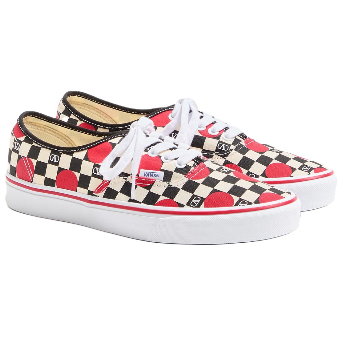 Valentino Vans Collaboration Vlogo низкие кеды Canvas мужские красные — фото 4