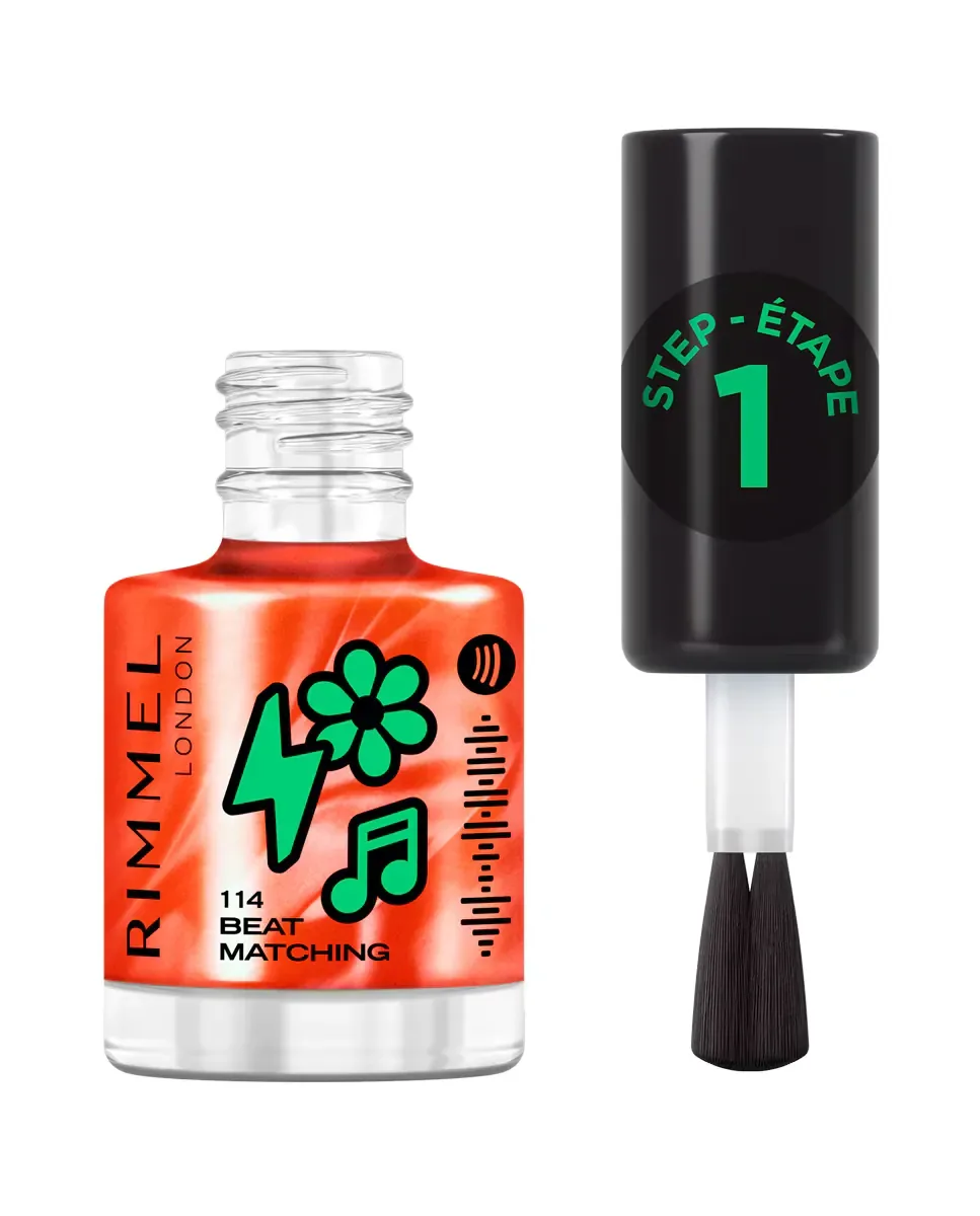 Сверхгель для ногтей Лак Коллекция Фестивали Rimmel, Beatmatching 114 — фото 2