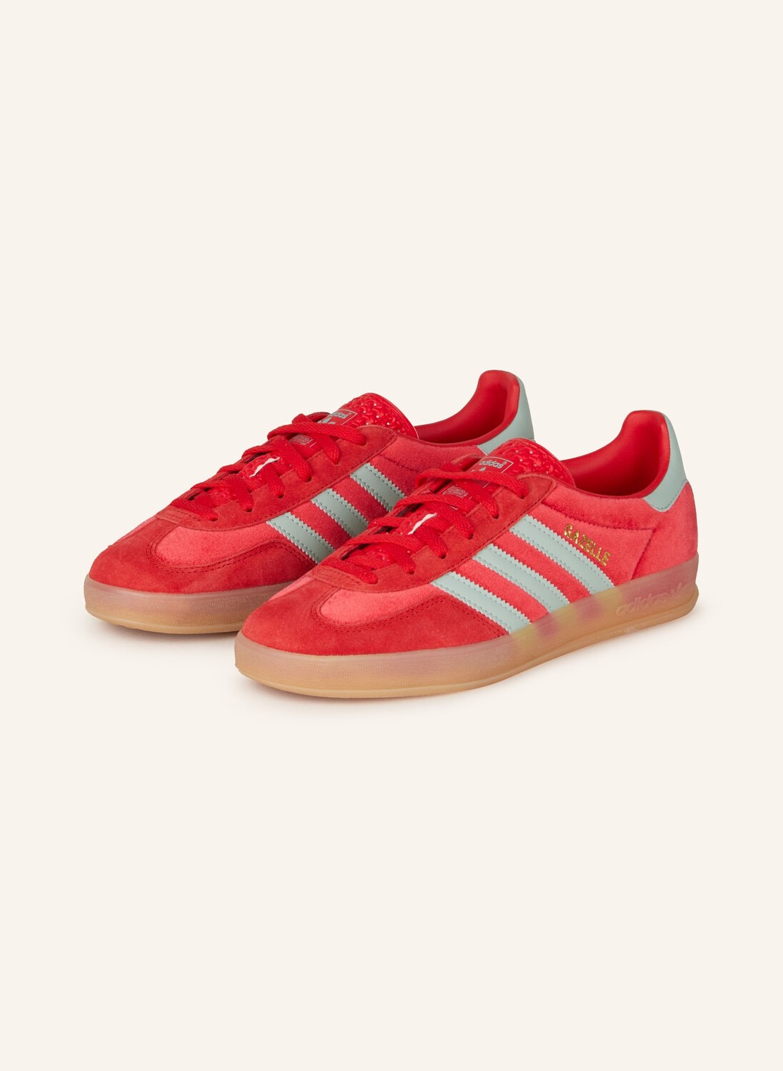 

Кроссовки gazelle indoor adidas Originals, цвет ROT/MINT