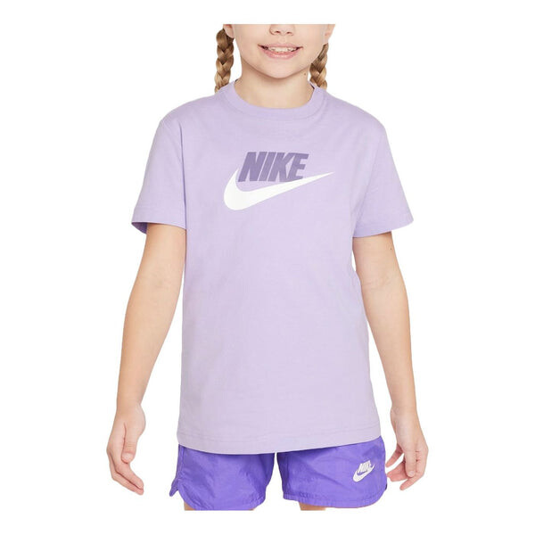 

Футболка спортивная футболка с большой графической галочкой Nike, фиолетовый