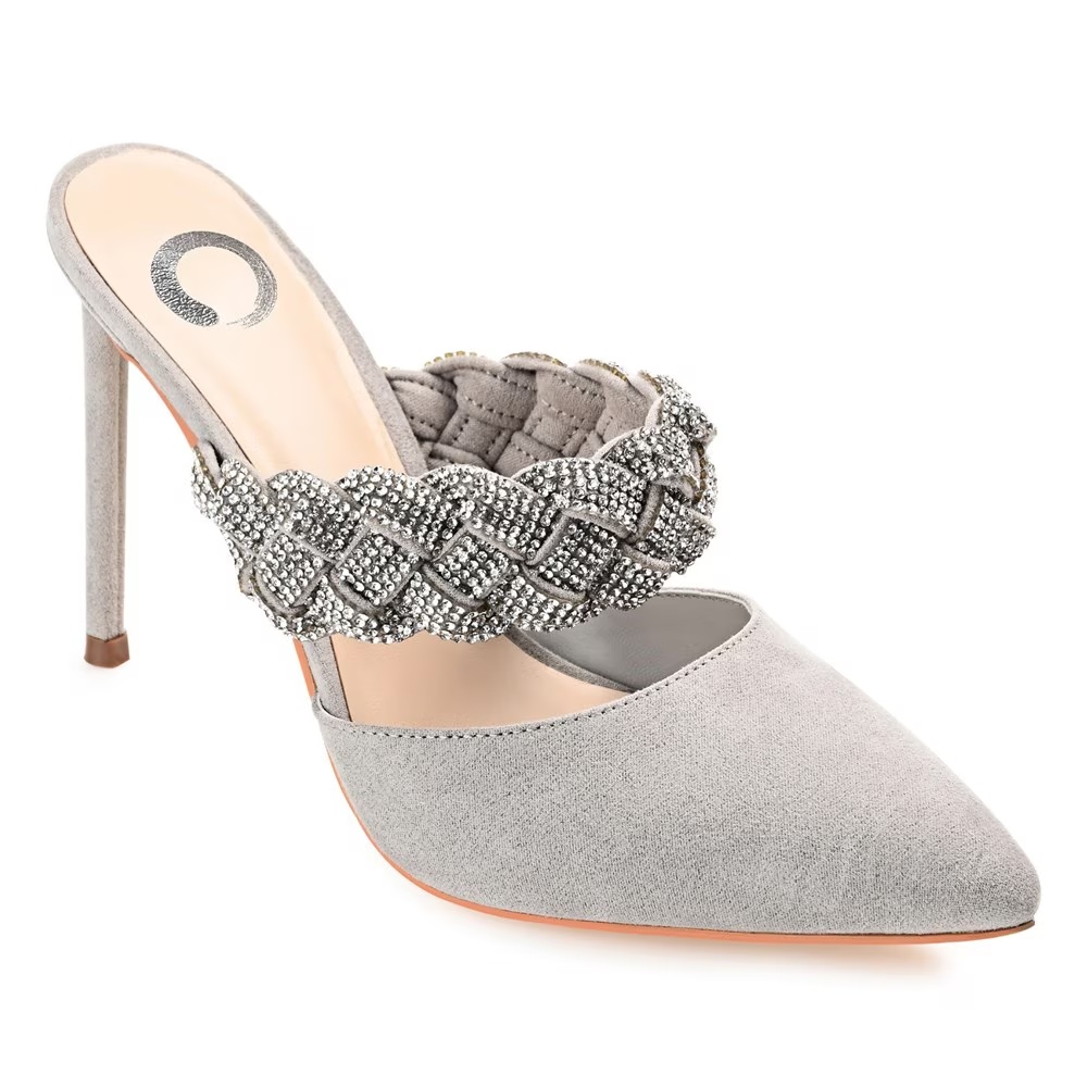 Туфли на каблуке Hazzl Journee, grey synthetic
