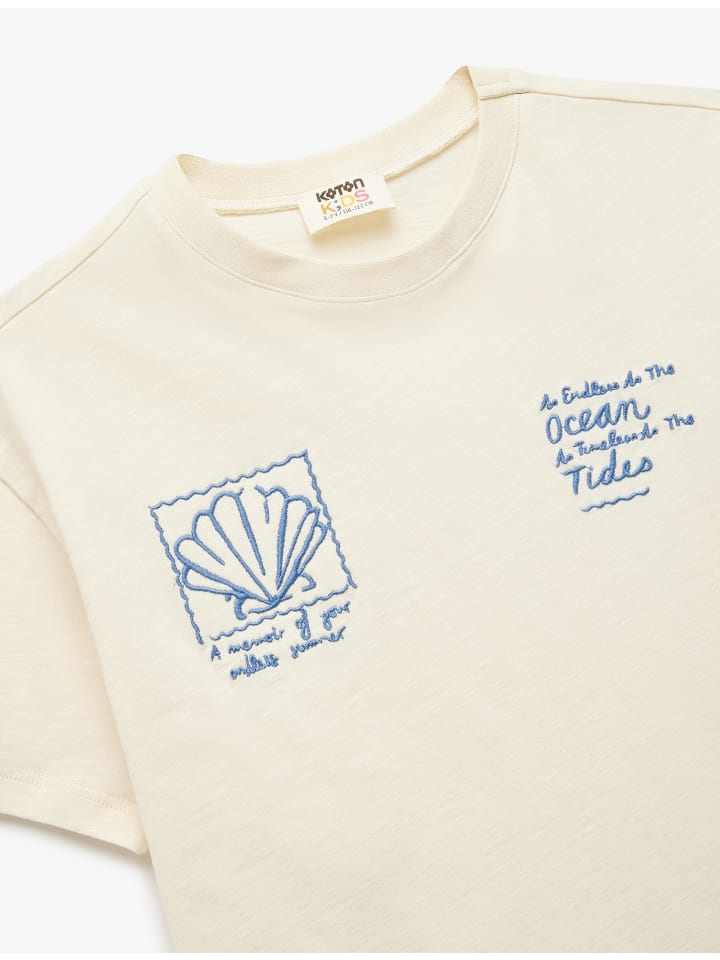 

Футболка цвета экрю KOTON