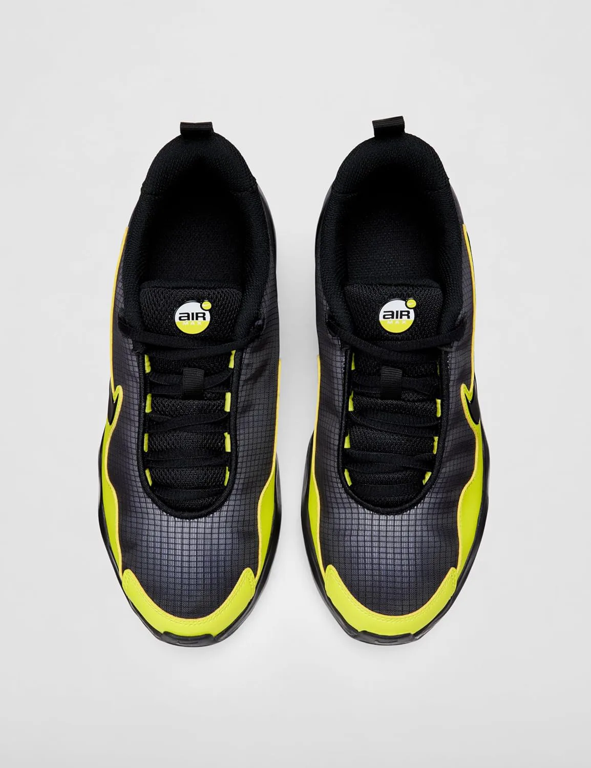 Кроссовки Nike Unisex Air Max Nova для детей - мальчиков, девочек, малышей и грудничков, черный/желтый — фото 4
