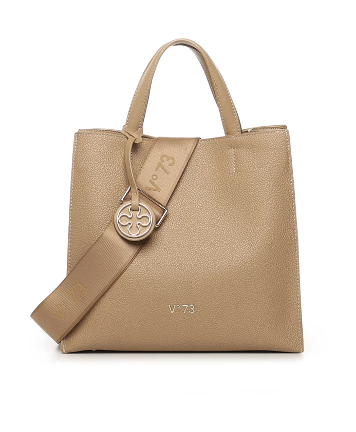 

Бежевая синтетическая женская сумочка V73, бежевый